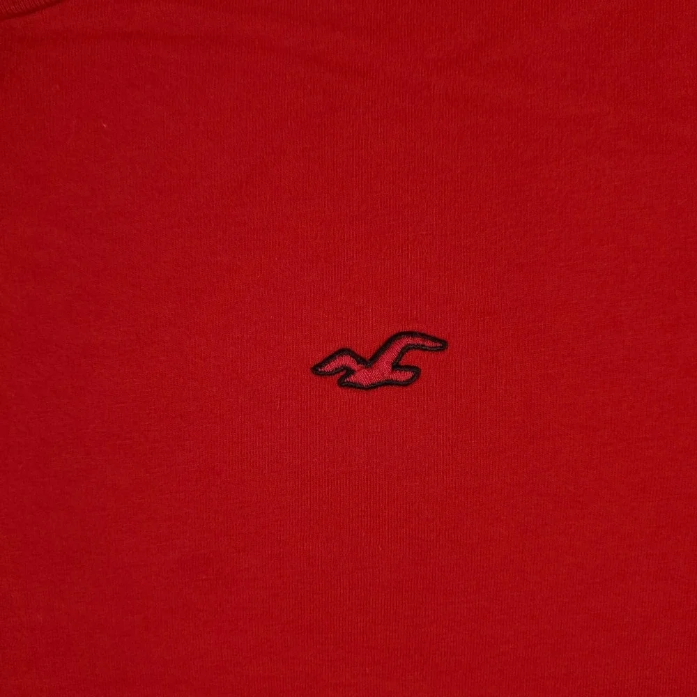 Hollister T Shirt Mens Size Large Red Casual Short Sleeve Adult ** - Picture 2 of 8